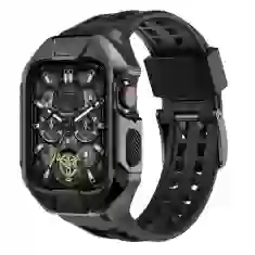 Чохол-ремінець Kingxbar 2-in-1 CYF136 для Apple Watch 45 mm Black (6959003507624)