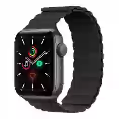 Ремінець Kingxbar Magnetic Silicone Band для Apple Watch 49 | 45 | 44 | 42 mm Black (6959003516169)