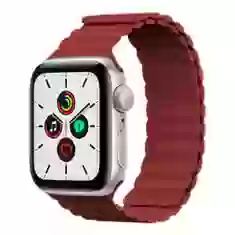 Ремінець Kingxbar Magnetic Silicone Band для Apple Watch 49 | 45 | 44 | 42 mm Red (6959003517104)