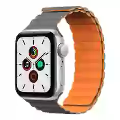 Ремінець Kingxbar Magnetic Silicone Band для Apple Watch 49 | 45 | 44 | 42 mm Orange (6959003517128)