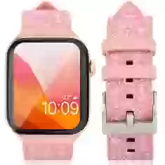 Ремінець Kingxbar Crystal Fabric Band для Apple Watch 2/3/4/5/6/SE 41 | 40 | 38 mm Pink (6959003518170)