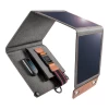 Складний сонячний зарядний пристрій Choetech Solar Charger USB-A 14W Grey (SC004)