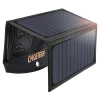 Складное солнечное зарядное устройство Choetech Solar Charger 2xUSB-A 19W Black (SC001)