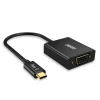 Адаптер Choetech Unidirectional USB-C to VGA 0.2m Black (HUB-V01)