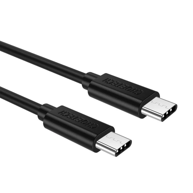 Кабель Choetech USB-C to USB-C 3m Black (CC0004-V2)