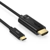 Кабель Choetech Unidirectional USB-C to HDMI 1.8m Black (CH0019)