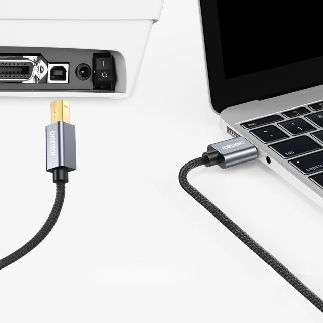Кабель Choetech USB-A to USB-B 3m Black (AB0011-BK)