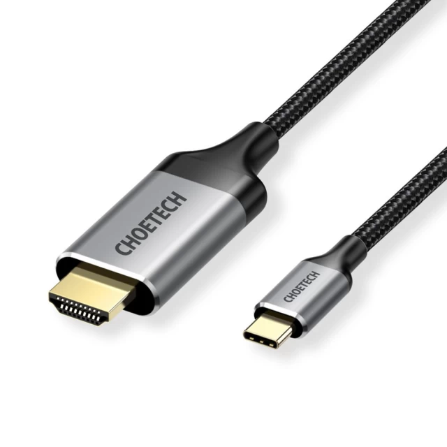 Кабель Choetech USB-C to HDMI 2m Black (CH0021-BK)
