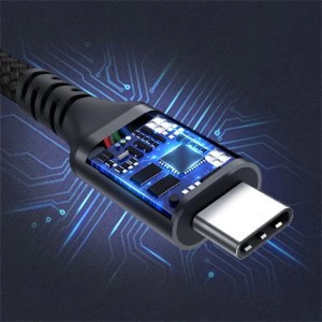 Кабель Choetech USB-C to USB-C 100W 2m Black (XCC-1007)