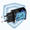 Сетевое зарядное устройство Choetech Power Delivery USB-A 18W Black (Q5003-EU)