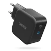 Сетевое зарядное устройство Choetech FC 61W USB-C Black (Q6006-EU)