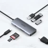 USB-хаб Choetech 7-in-1 USB-C to 3xUSB-A/SD/TF/HDMI/USB-C Grey (HUB-M19 gray)