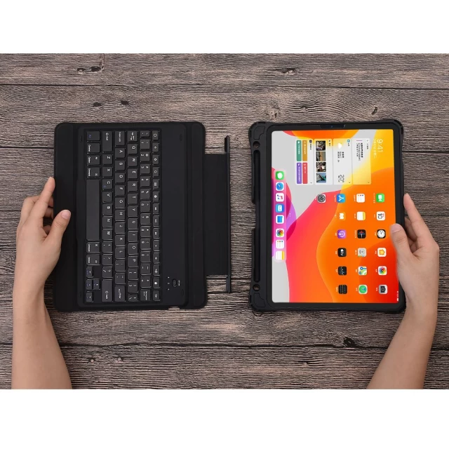Чехол Choetech с Bluetooth-клавиатурой для iPad Pro 11 2021 | 2020 | 2018 Black (BH-011)