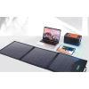 Складное солнечное зарядное устройство Choetech Quick Charge 2xUSB-A/USB-C/DC 120W Black (SC008)