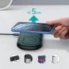 Беспроводное зарядное устройство Choetech 2-in-1 Qi для Samsung Galaxy Watch та Phone 10W with USB-A to microUSB Cable Black (T570-S)
