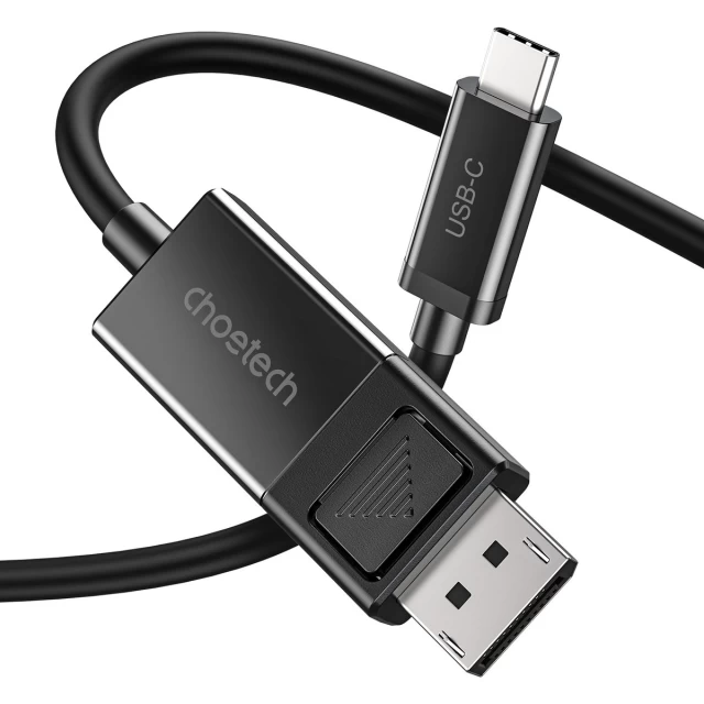 Кабель Choetech DisplayPort to USB-C 1.8m Black (XCP-1803)