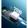 Сетевое зарядное устройство Choetech Fast Charging 20W USB-C White (PD5005-EU)