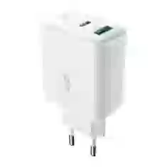 Сетевое зарядное устройство Acefast A5 QC 32W USB-C | USB-A White (A5 white)