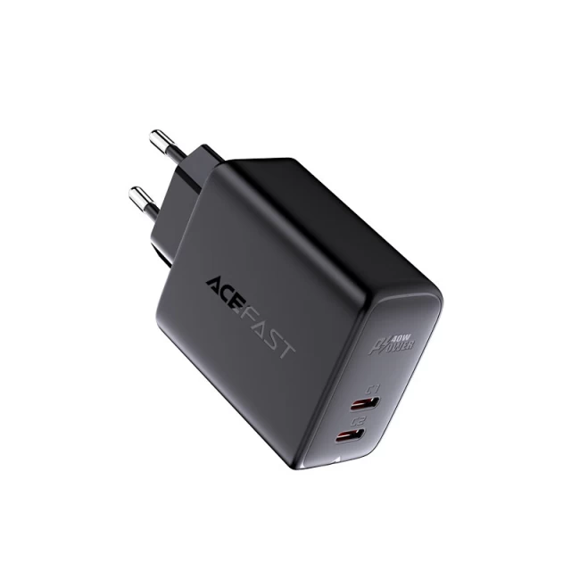 Сетевое зарядное устройство Acefast A9 QC 40W 2x USB-C White (A9 white)