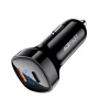 Автомобільний зарядний пристрій Acefast B4 Quick Charge USB-A/USB-C 66W Black (B4 Black)