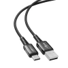Кабель Acefast USB-A to USB-C 1.2m Black (C1-04-A-C Black)