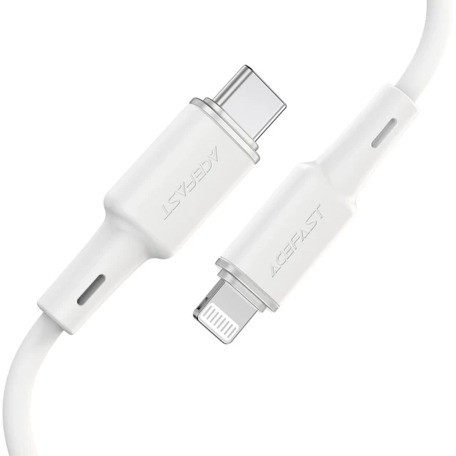 Кабель Acefast MFI USB-C to Lightning 1.2m 30W White (C2-01White)