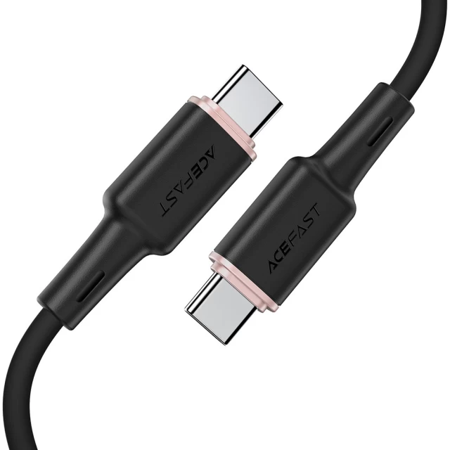 Кабель Acefast USB-C to USB-C 1.2m 60W Black (C2-03 Black)