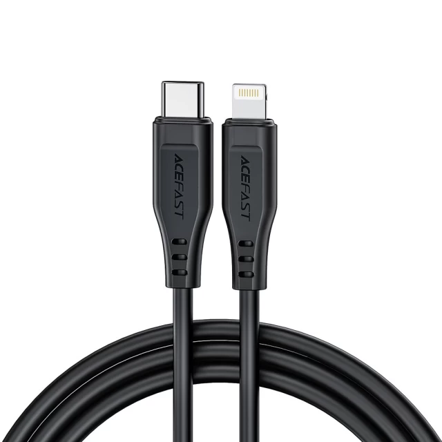 Кабель Acefast MFI USB-C to Lightning 1.2m 30W Black (C3-01 Black)