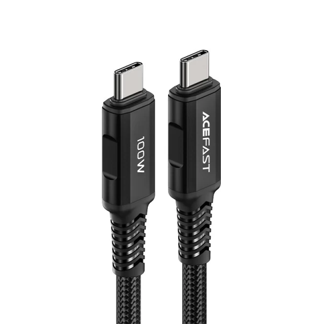 Кабель Acefast USB-C to USB-C 2m 100W Black (C4-03 Black)