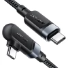 Кабель Acefast Angled USB-C to USB-C 2m 100W Black (C5-03-C-C Black)