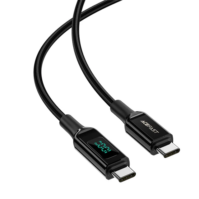 Кабель Acefast USB-C to USB-C 2m 100W Black (C6-03 Black)