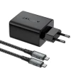 Мережевий зарядний пристрій Acefast A17 65W USB-C | USB-A | HDMI with USB-C to USB-C Cable Black (A17 black)