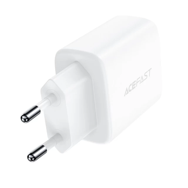 Сетевое зарядное устройство Acefast A25 QC 20W USB-C | USB-A White (A25 white)