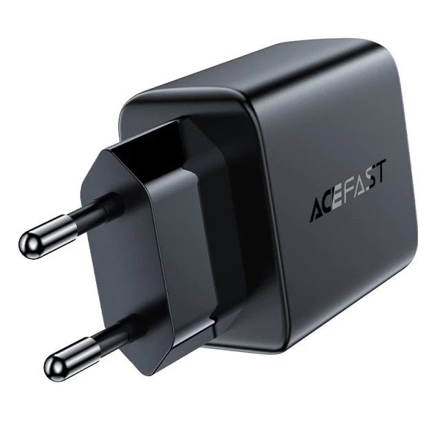 Сетевое зарядное устройство Acefast A33 QC 18W 2xUSB-А Black (A33 black)