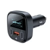 Автомобільний зарядний пристрій Acefast B5 Quick Charge 2xUSB-C/USB-A 101W Black (B5 Black)