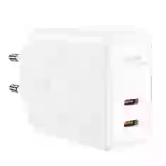 Мережевий зарядний пристрій Acefast A29 QC 50W 2xUSB-C White (A29 white)