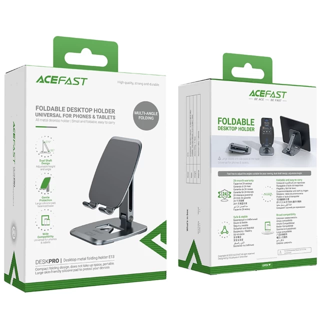 Подставка Acefast E13 Universal Stand для iPhone/iPad Grey (E13)