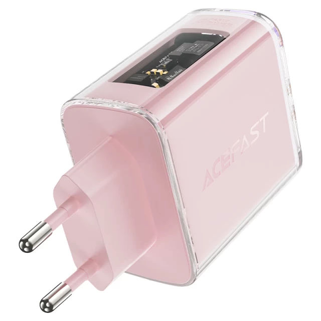 Мережевий зарядний пристрій Acefast A45 65W 2xUSB-C | USB-A Mountain Mist (A45-mist)