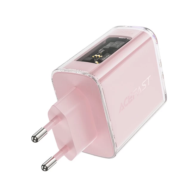 Мережевий зарядний пристрій Acefast A45 65W 2xUSB-C | USB-A Mica Grey (A45-jade)