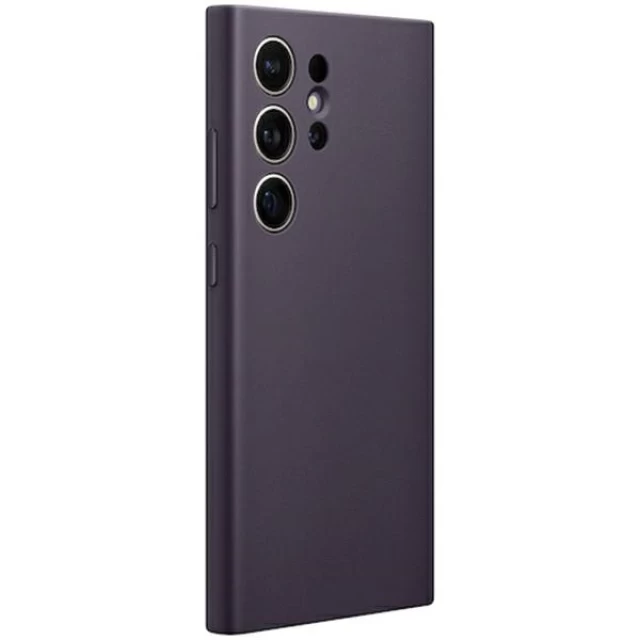 Чохол Samsung Vegan Leather Case для Samsung Galaxy S24 Ultra (S928) Dark Violet (GP-FPS928HCAVW)