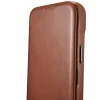 Чохол iCarer CE Oil Wax Premium Leather Folio Case для iPhone 14 Brown with MagSafe (AKI14220705-BN)