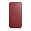 Чехол iCarer CE Oil Wax Premium Leather Folio Case для iPhone 14 Pro Red with MagSafe (AKI14220706-RD)