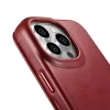 Чохол iCarer CE Oil Wax Premium Leather Folio Case для iPhone 14 Pro Max Red with MagSafe (AKI14220708-RD)