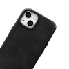 Чехол iCarer Oil Wax Premium Leather Case для iPhone 14 Black with MagSafe (WMI14220701-BK)