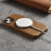 Чехол iCarer Oil Wax Premium Leather Case для iPhone 14 Brown with MagSafe (WMI14220701-TN)