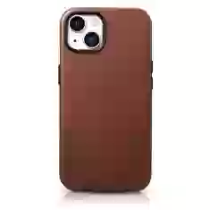 Чохол iCarer Oil Wax Premium Leather Case для iPhone 14 Brown with MagSafe (WMI14220701-RB)
