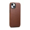 Чехол iCarer Oil Wax Premium Leather Case для iPhone 14 Brown with MagSafe (WMI14220701-RB)