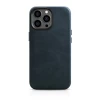 Чехол iCarer Oil Wax Premium Leather Case для iPhone 14 Pro Dark Blue with MagSafe (WMI14220702-BU)