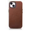 Чехол iCarer Oil Wax Premium Leather Case для iPhone 14 Plus Brown with MagSafe (WMI14220703-RB)