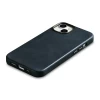 Чохол iCarer Oil Wax Premium Leather Case для iPhone 14 Plus Dark Blue with MagSafe (WMI14220703-BU)